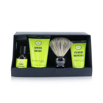 The Art of Shaving The Four Elements of The Perfect Shave Set with Bag - Bergamot & Neroli : Pre Shave Oil   Shave Crm   A/S Balm   Brush   Razor 5pcs 1Bag