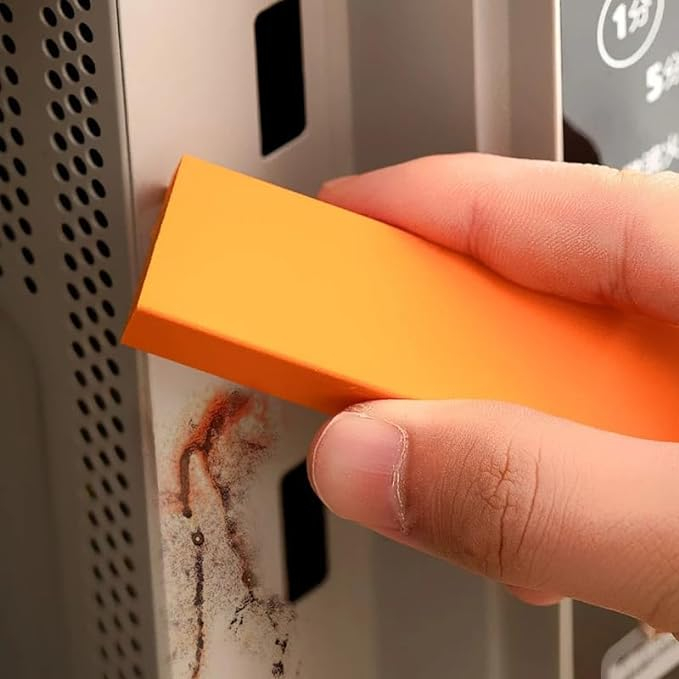 (80x25mm) Kalk Radierer Rost Entferner Armaturen Radiergummi Reiniger für Badezimmer / Küche - Orange