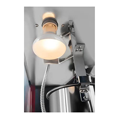 Royal Catering Machine à Popcorn Design américain Chariot RCPW 16.1 (1.600W, rendement horaire 5 kg/h, 16 L/h, diamètre de la cuve en haut 18,5 cm, récipient téflon, rouge avec chariot) : Cuisine et Maison