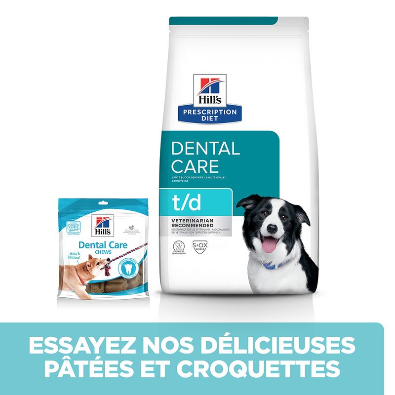 Hill's Prescription Diet t/d Dental Care poulet