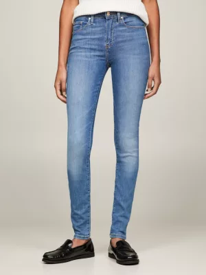 Calça jeans TH Flex Como Mid Rise Skinny Faded