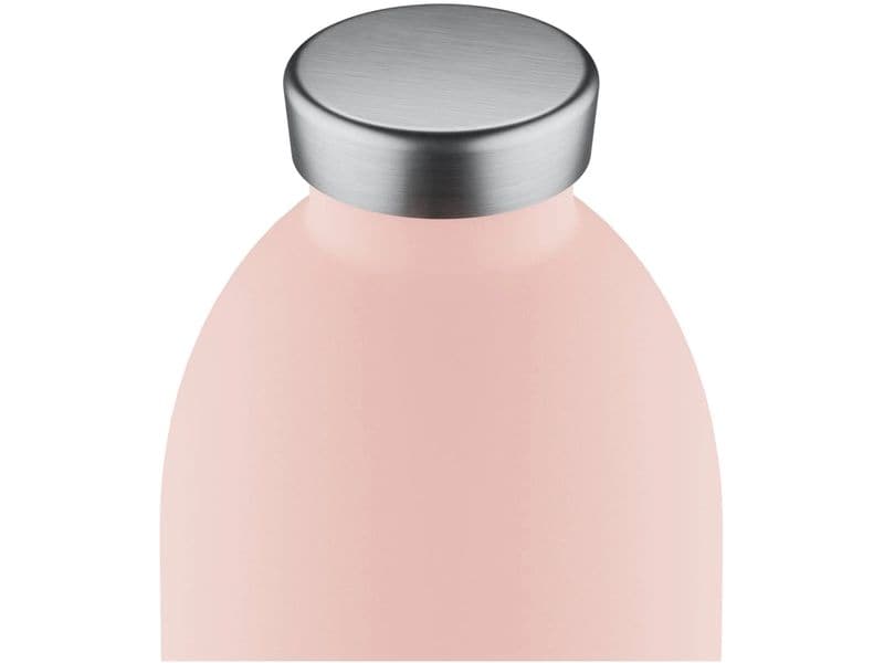 24Bottles Thermosflasche Clima 500 ml, Dusty Pink Isolierte Edelstahl-Thermosflasche für heisse und kalte Getränke, ideal für den täglichen Gebrauch und Reisen