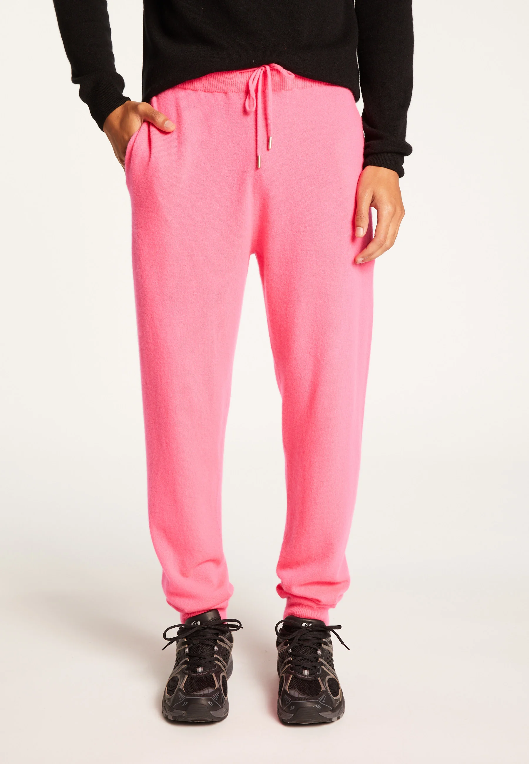 EMERYAH24 - Pantalon en cachemire | Rose