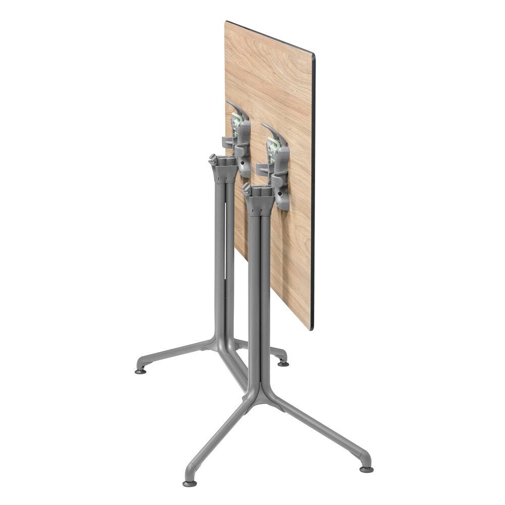 Rechteckige Tischplatte Horizon HPL Braun Marron