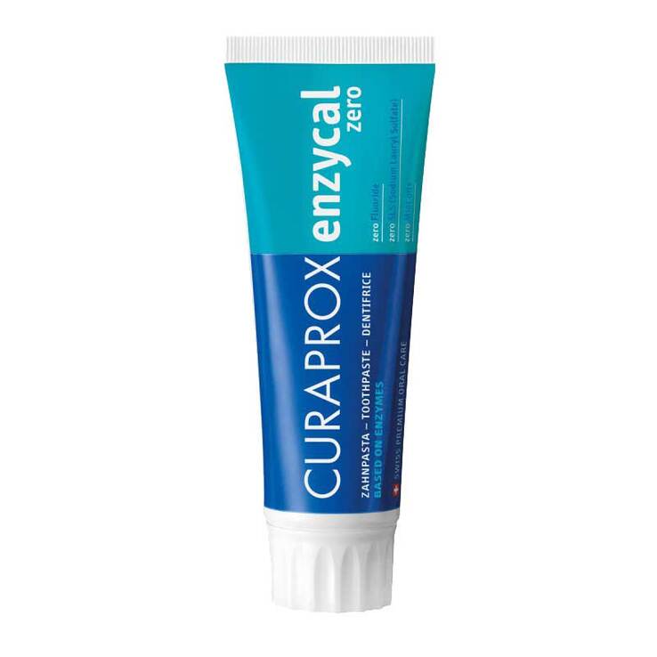 Curaprox enzycal zero Zahnpasta, 75 ml