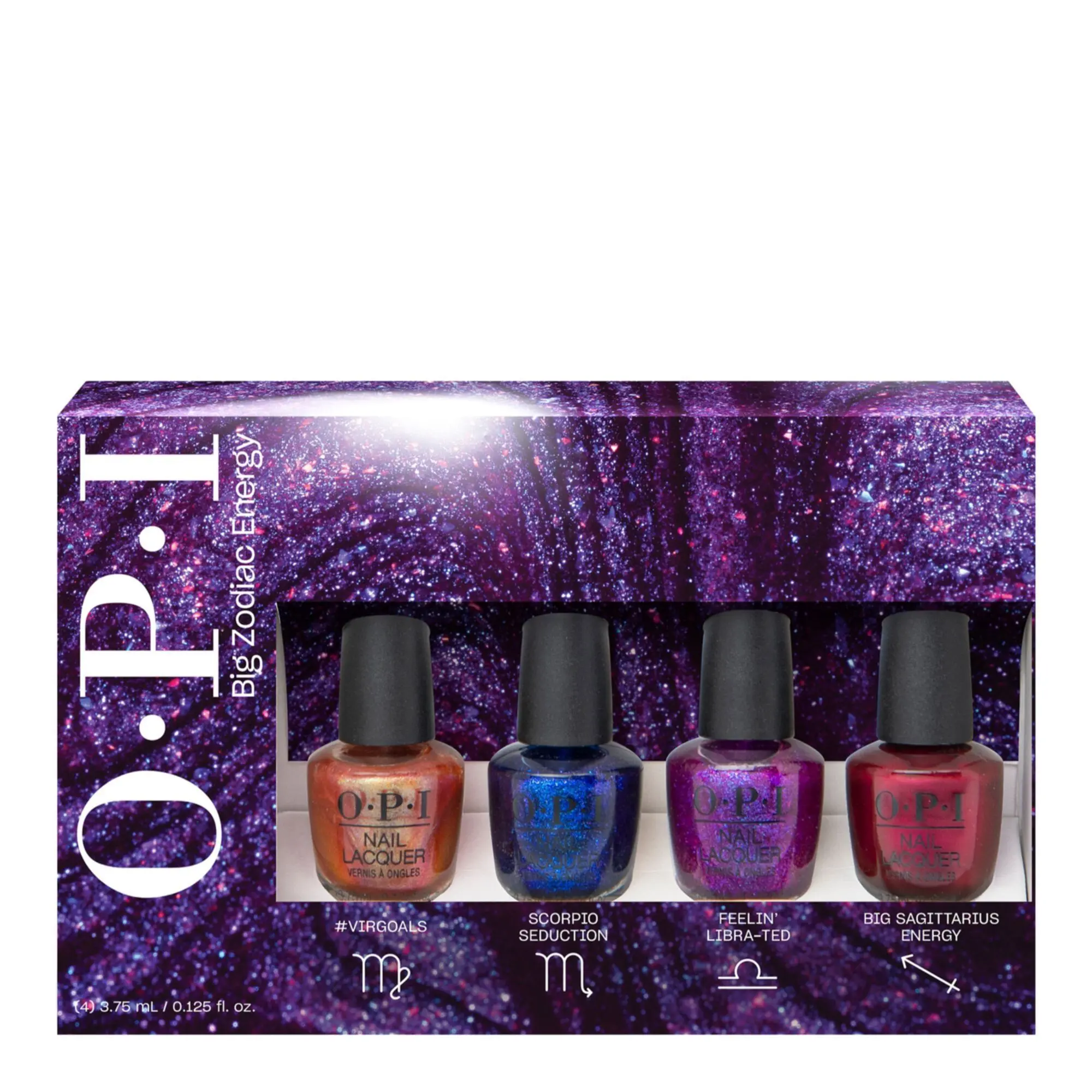 OPI - Big Zodiac Energy Coffret de 4 Minis Vernis à Ongles 4 X 3,75ml - Coffret maquillage