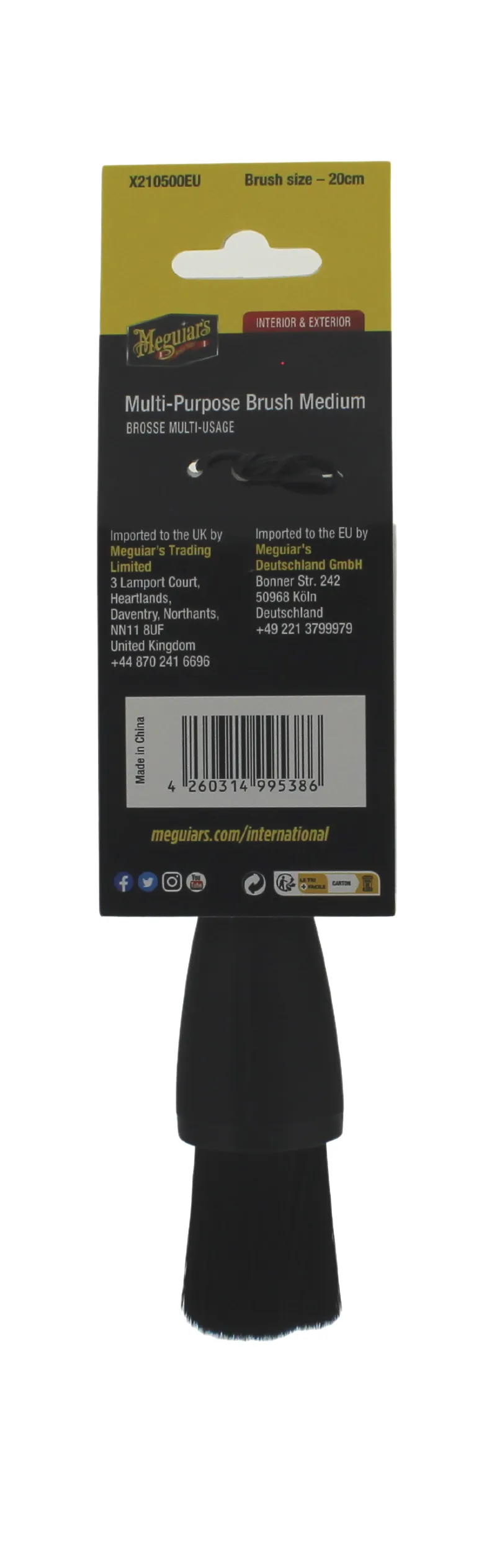 Meguiars Multi-Purpose Brush Medium