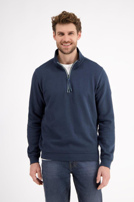 Lerros blauwe heren sweater