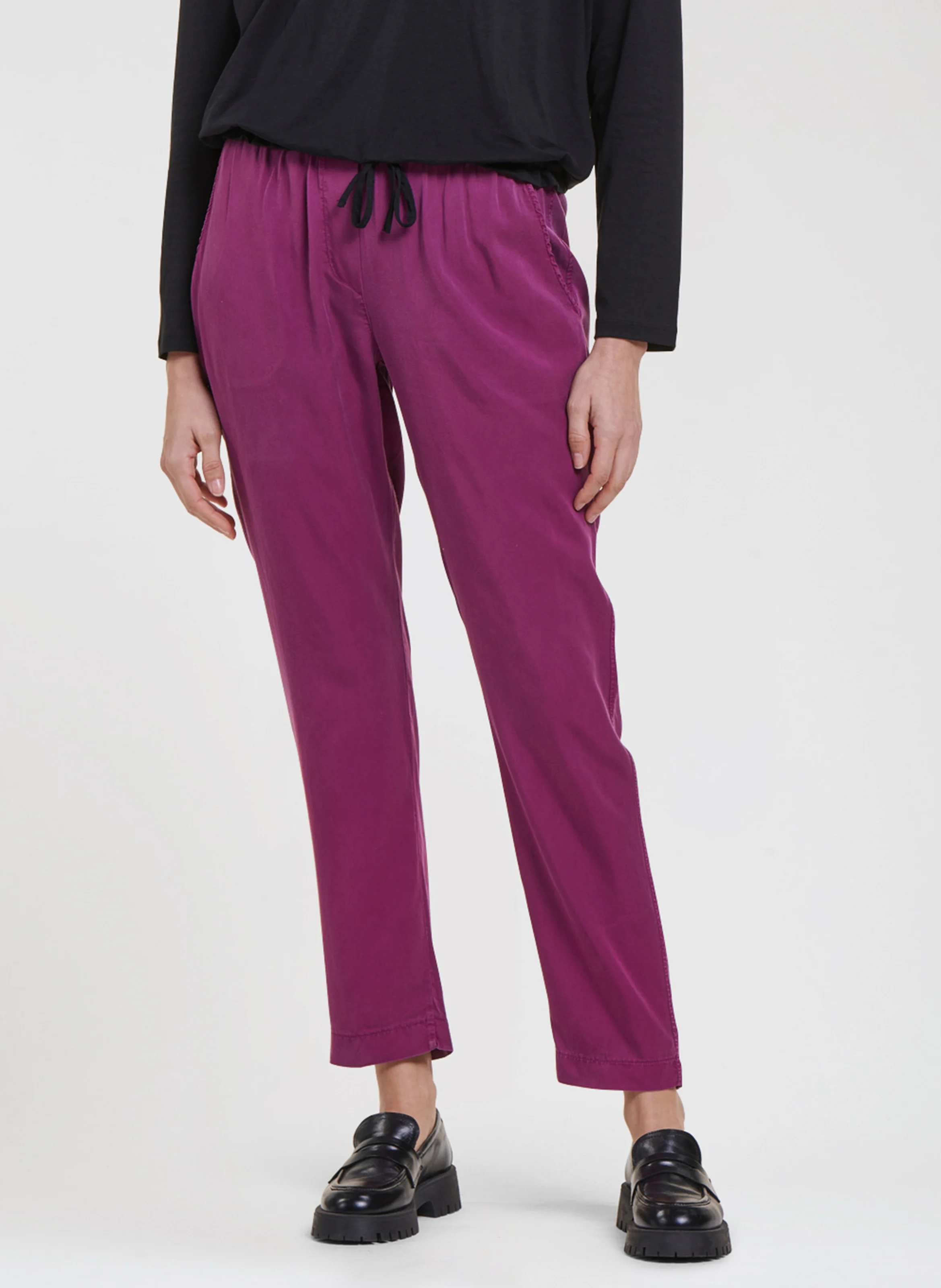 Pantalon droit 7/8ème | Violet