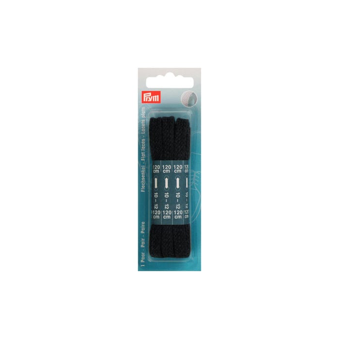 Prym-1 paar platte schoenveters 8mm/120cm
