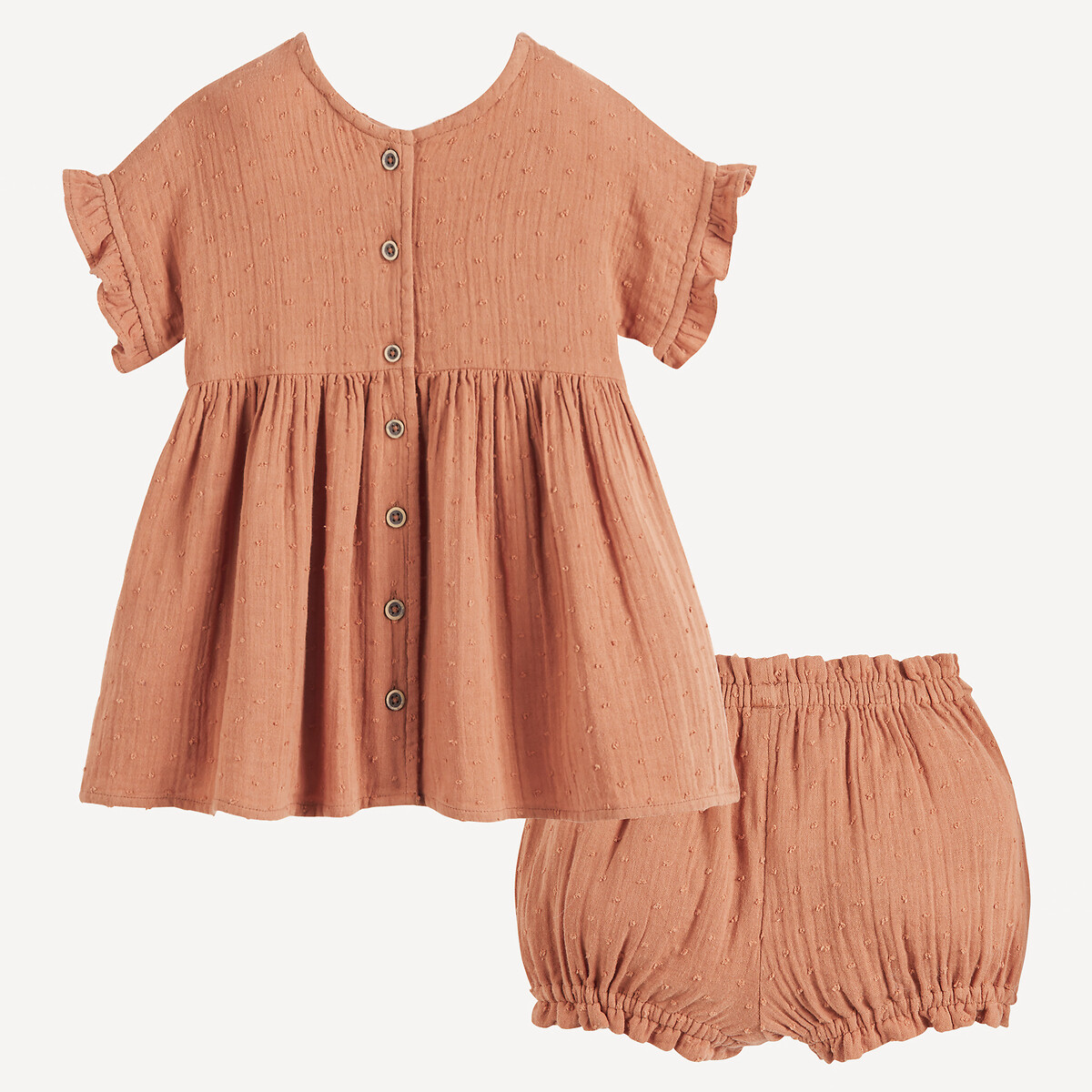 COLEÇÕES LA REDOUTE<br>Conjunto de blusa e calcinha de duas peças