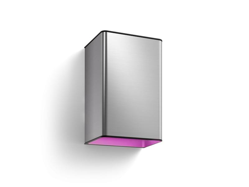 Philips Hue White & Color Ambiance Outdoor Resonate Wandleu Aussenleuchte Resonate Hue WACA, Silber