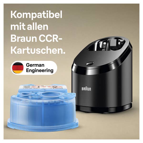 Braun 5-in-1 Reinigungsstation (SmartCare Center), Intelligente Programme, Aufladung, Reinigung, Pflege und Trocknung