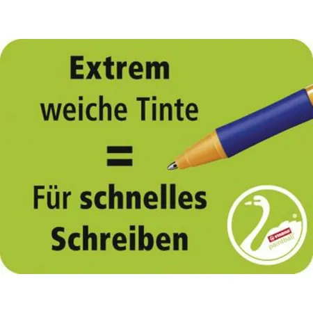 Druck-Kugelschreiber - STABILO pointball - 3er Pack - blau, schwarz, rot