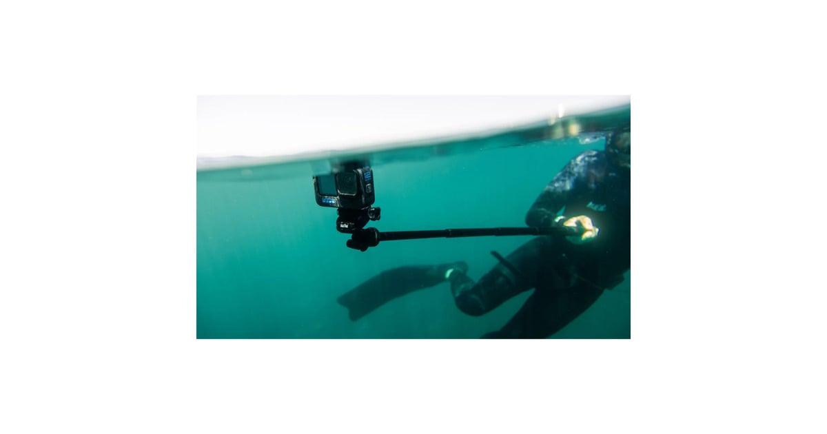 GoPro1.2m Extension Pole + Waterproof Shutter Remote bevestiging  (Zwart, Bluetooth)