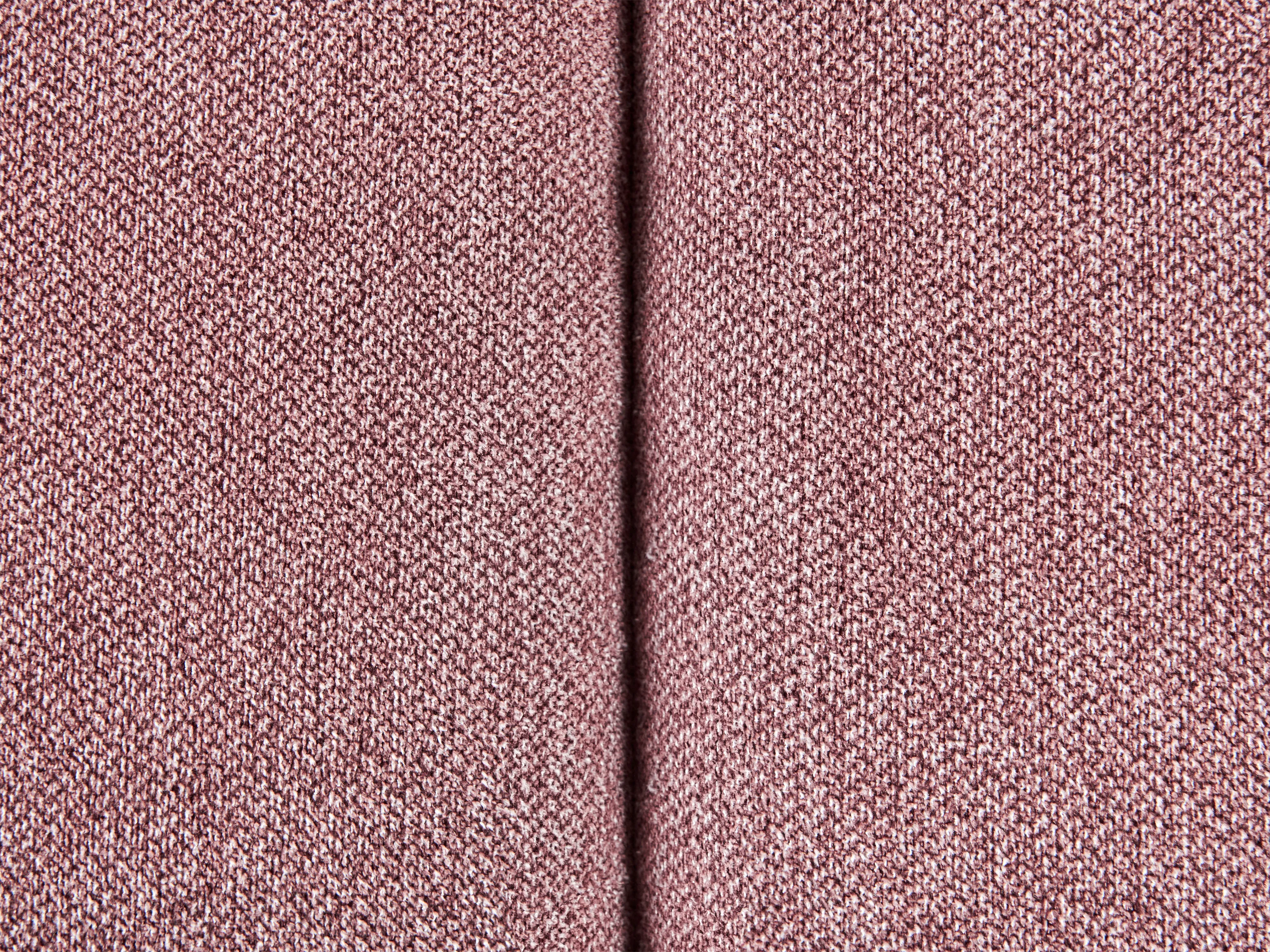 Rechtszijdige chaise longue LANNILS Stof Roze