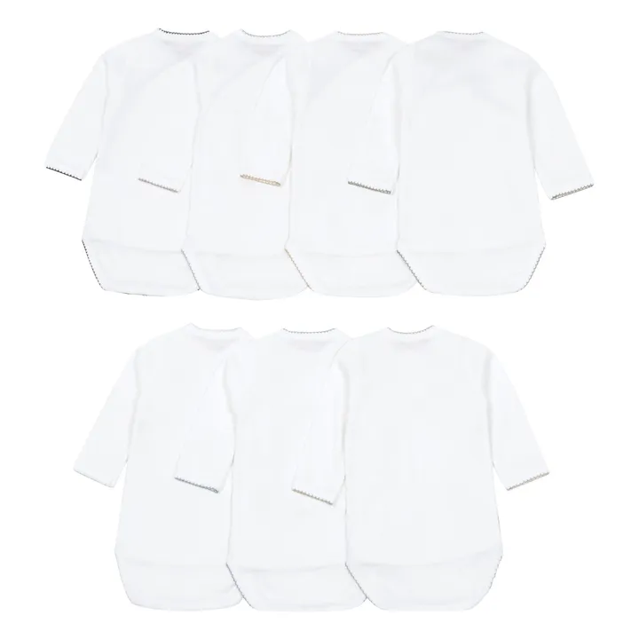 Bonpoint Semainier Bodies Cache-Cœur | Blanc