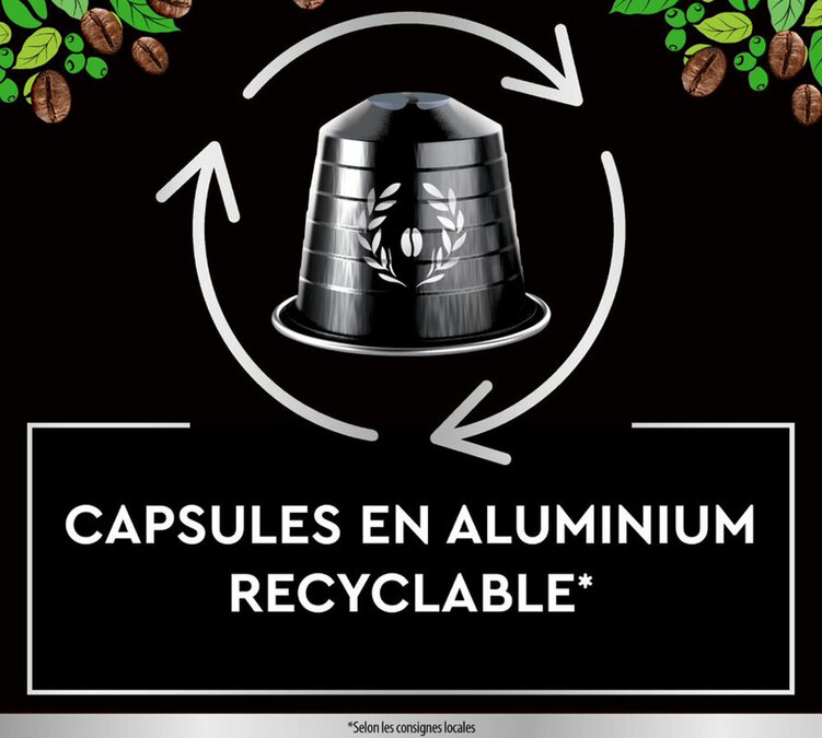 60 Capsules compatibles Nespresso® - Espresso BIO - CARTE NOIRE