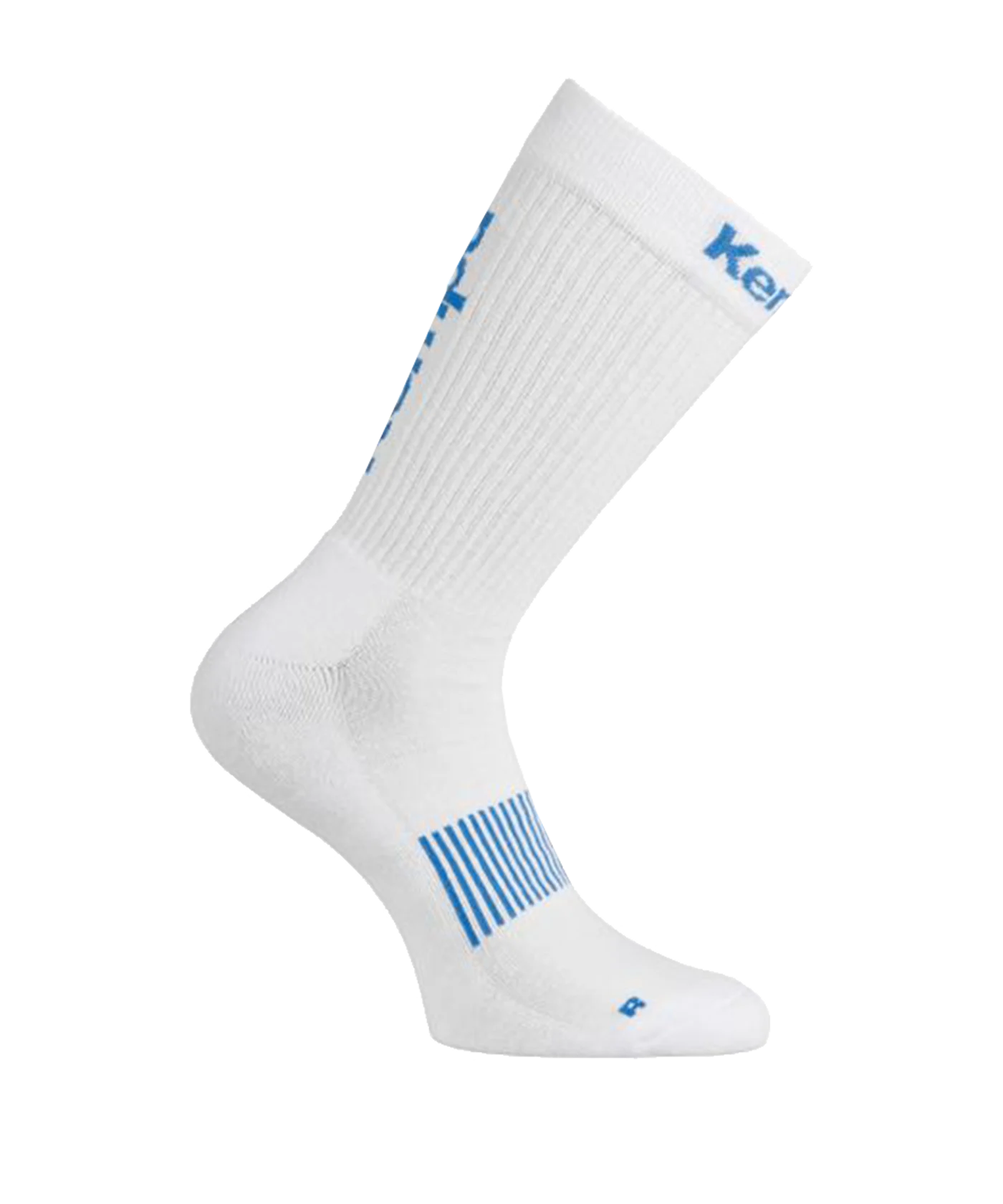 Kempa Logo Classic Socken Weiss Blau F04