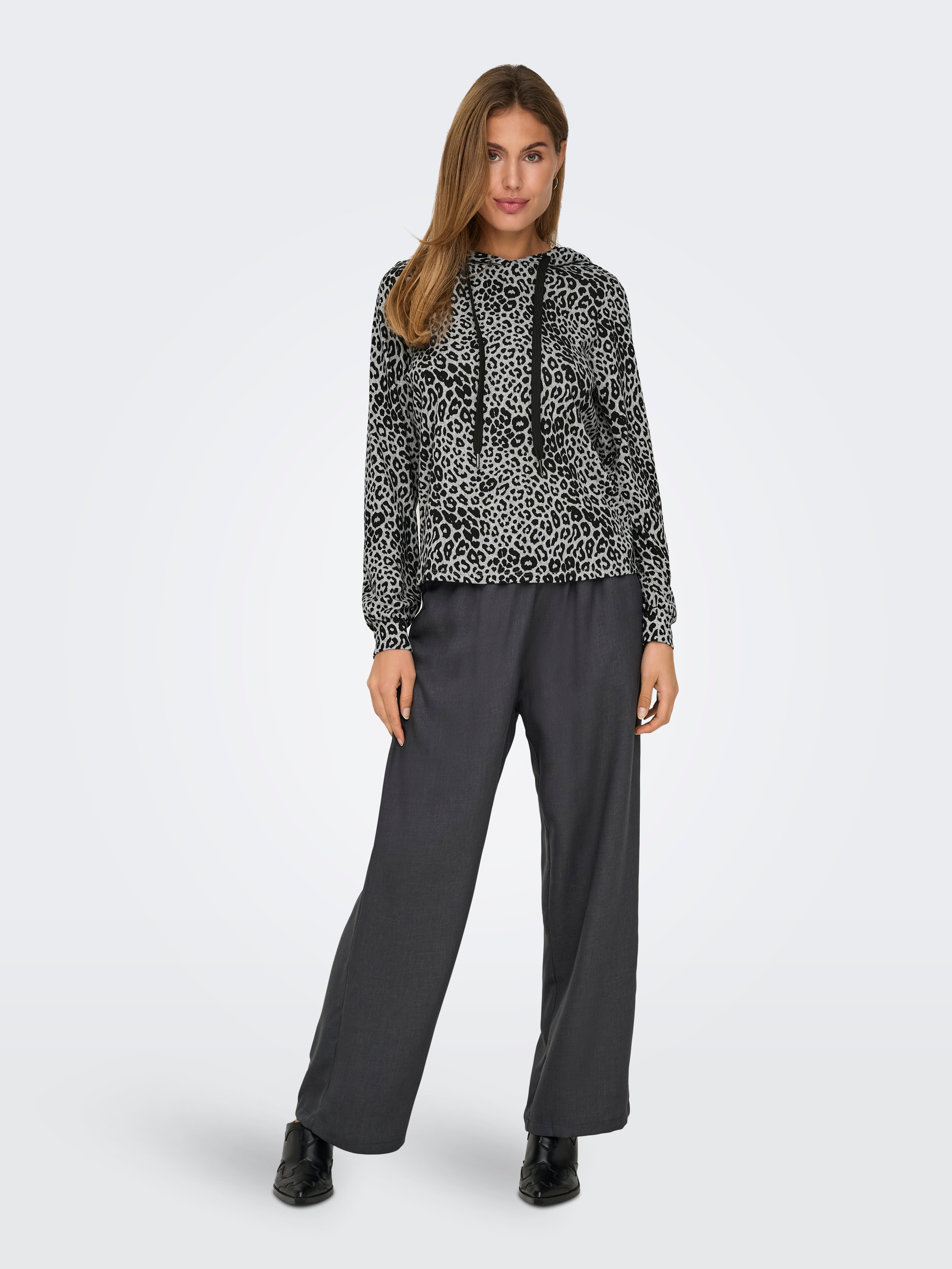 ONLMARIA Top Light Grey Melange