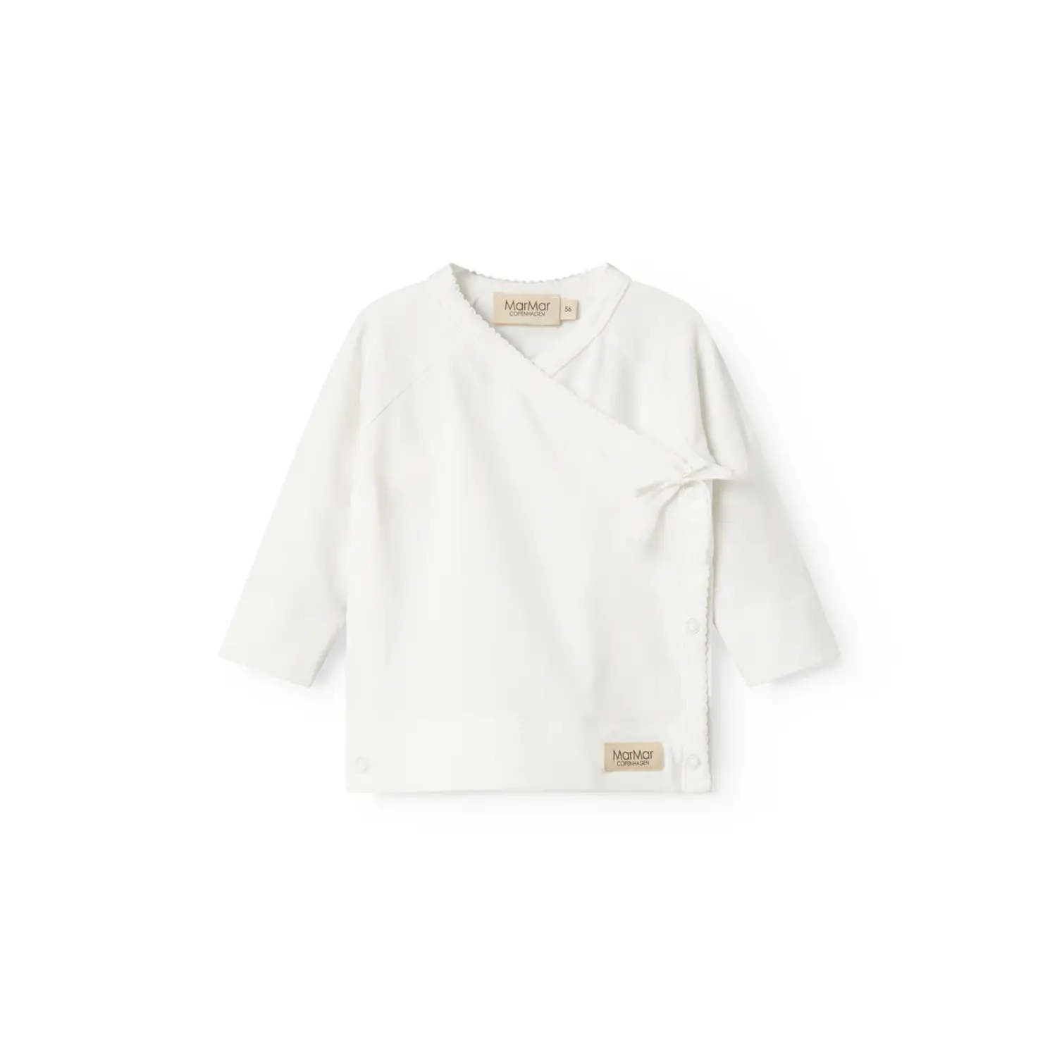 MarMar Copenhagen | Tut Wrap LS | Modal New Born | Gentle White