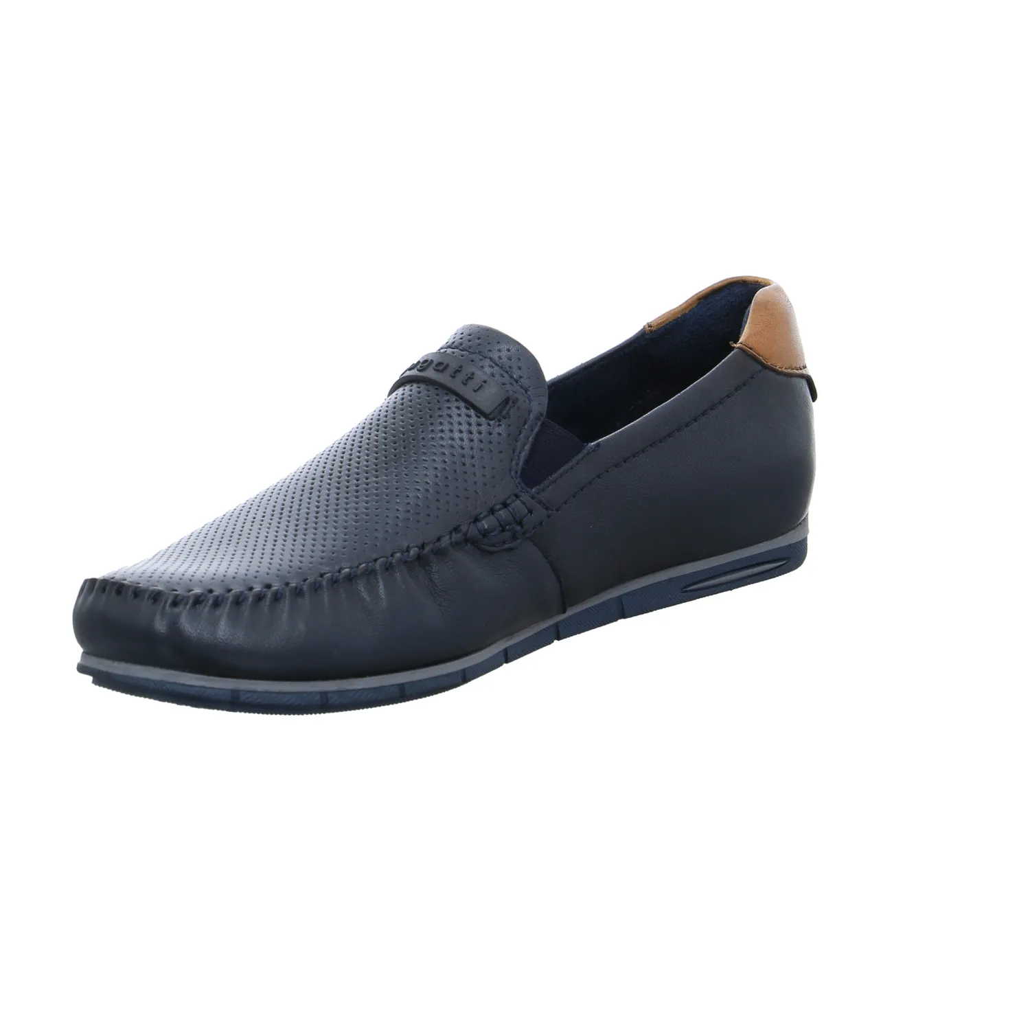 BUGATTI SHOES Halbschuh Blau Leder