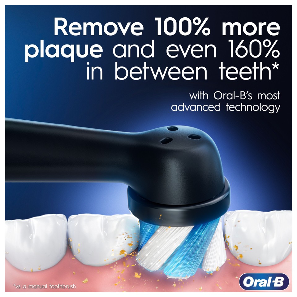 Oral-B - iO4s Mat Sort Elektrisk Tandbørste