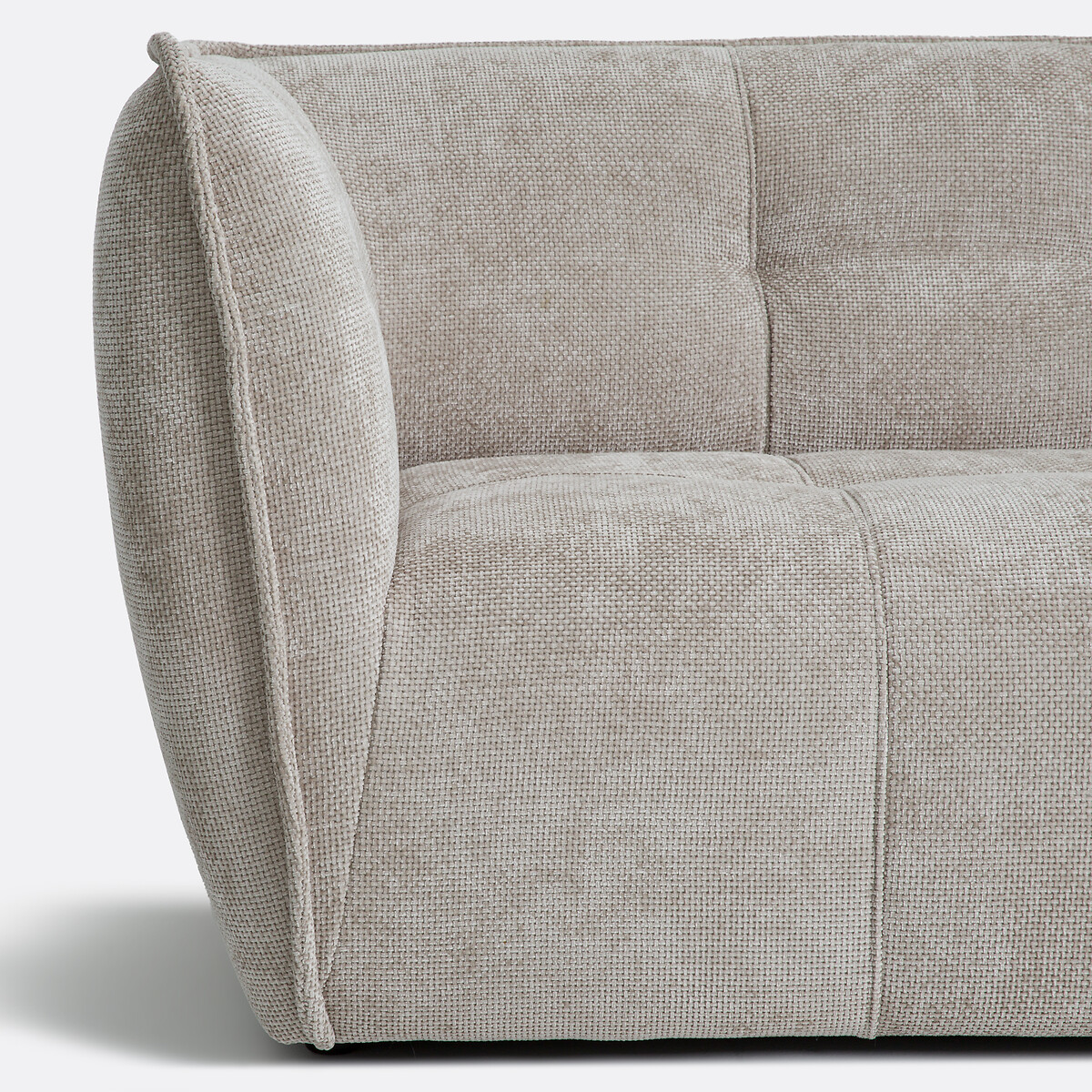 LA REDOUTE INTERIEURS<br>Sofá de 3 ou 4 lugares em chenille cruzado, SIMONE