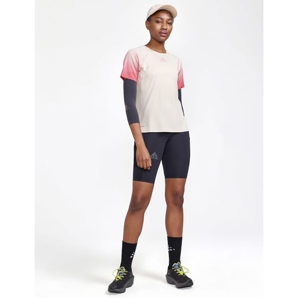 T-shirt trail CRAFT PRO TRAIL SS TEE W ECRU/MULTI