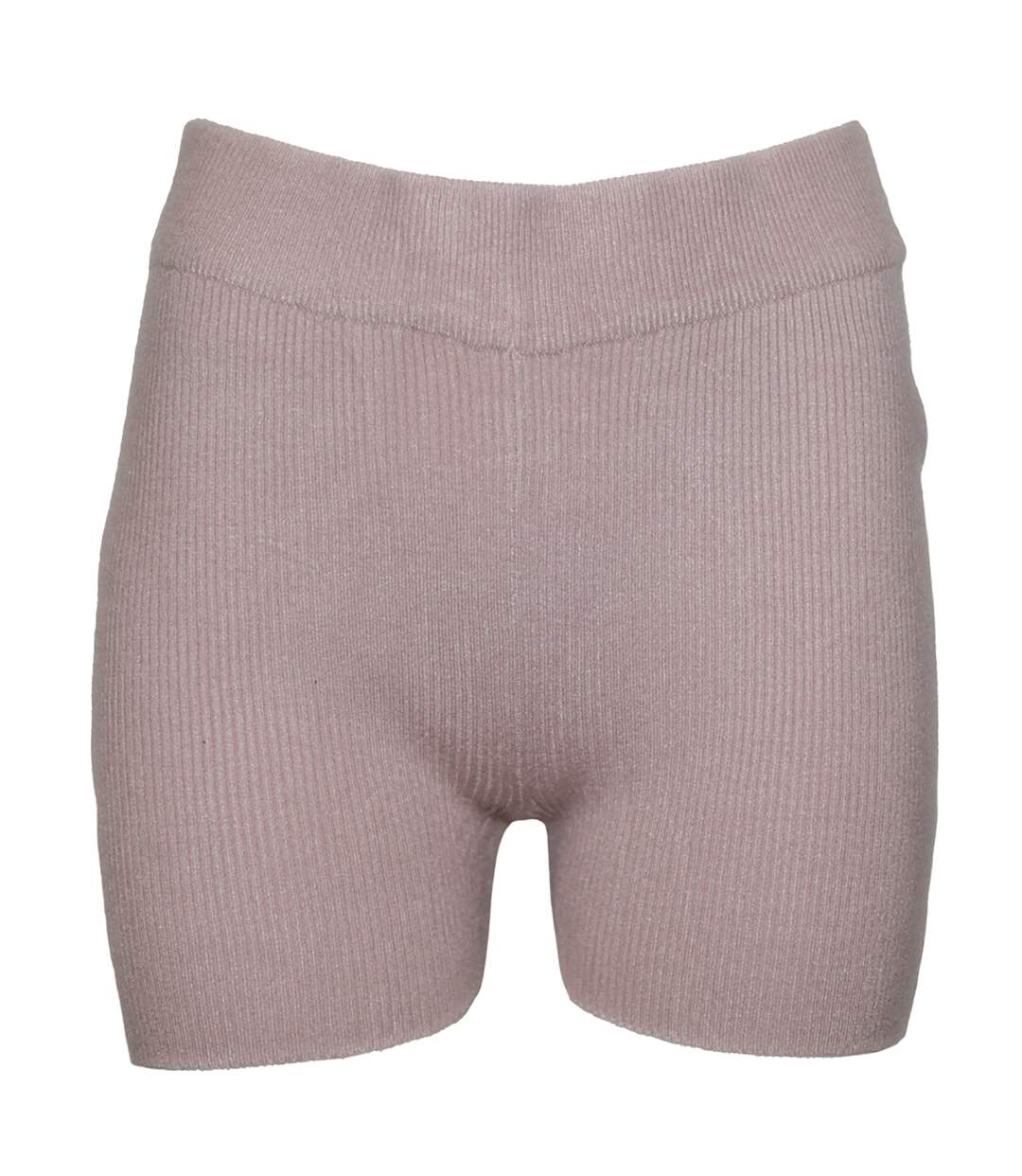 Brave Soul - Short tricoté - Femme (Taupe) - UTUT697