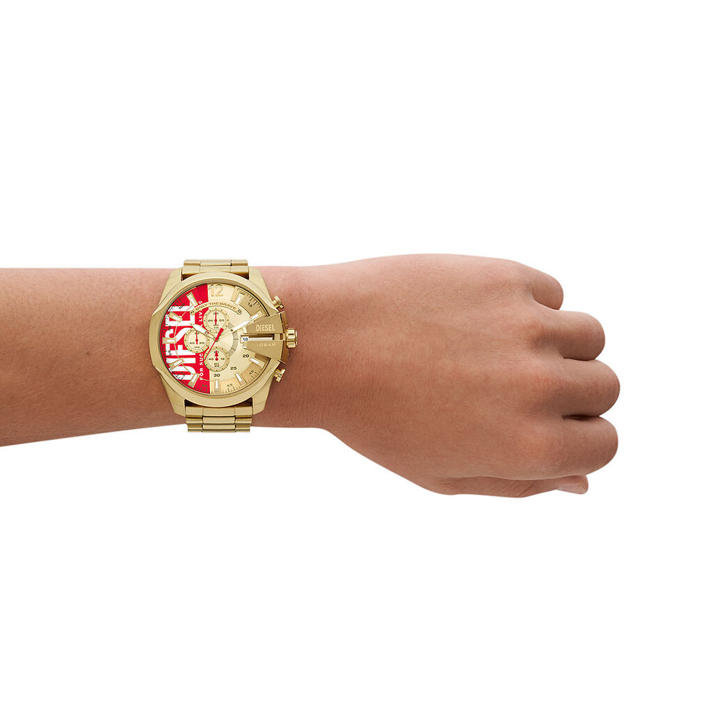Montre Diesel Mega Chief Doré