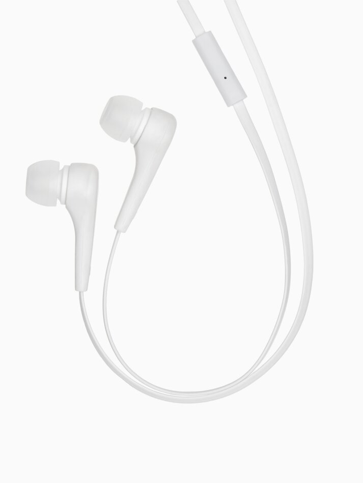 Fones de ouvido com microfone - Branco