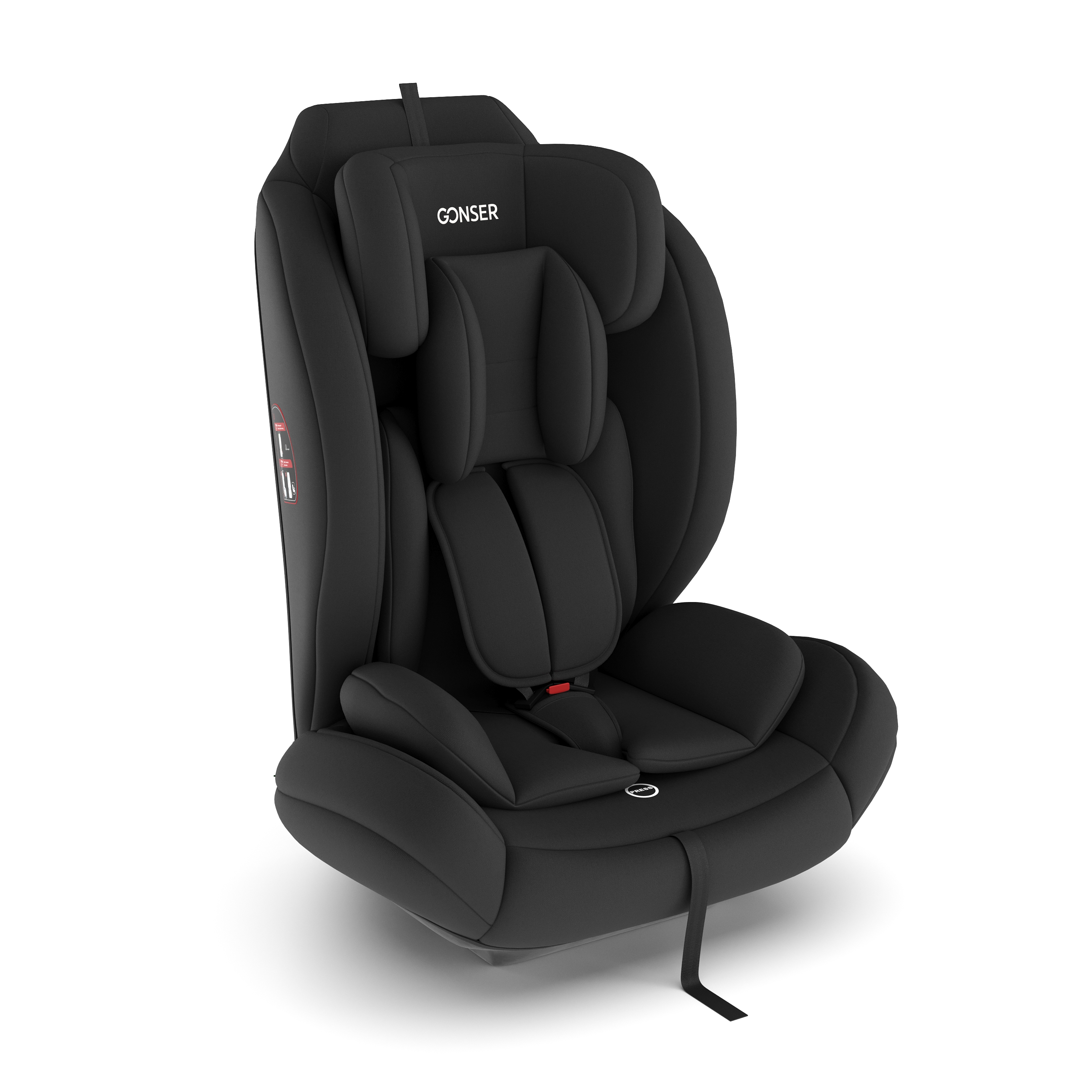Kindersitz Auto mit ISOFIX schwarz