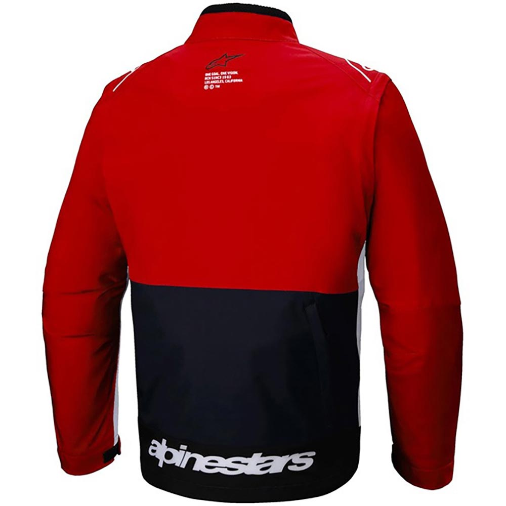 Alpinestars - Veste Lite-Dura Softshell Noir / Rouge / Blanc