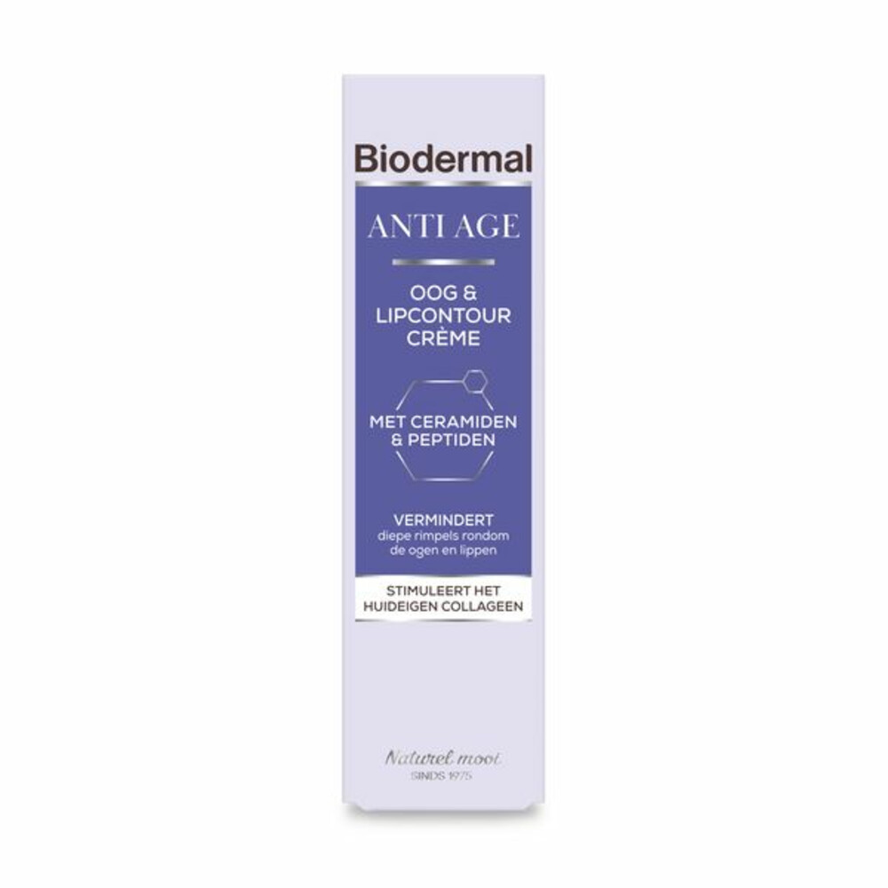 2x Biodermal Oog & Lip Contour crème Anti Age15 ml
