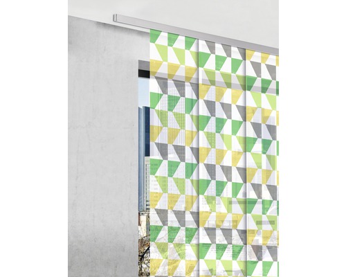 Schuifgordijn Kolengroen 60x300 cm