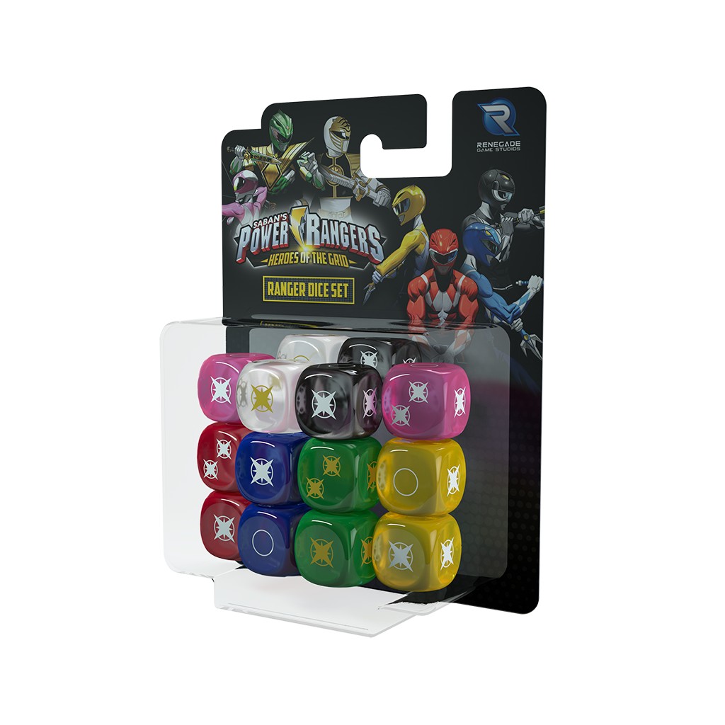 Power Rangers : Heroes of the Grid – Ranger Dice Set