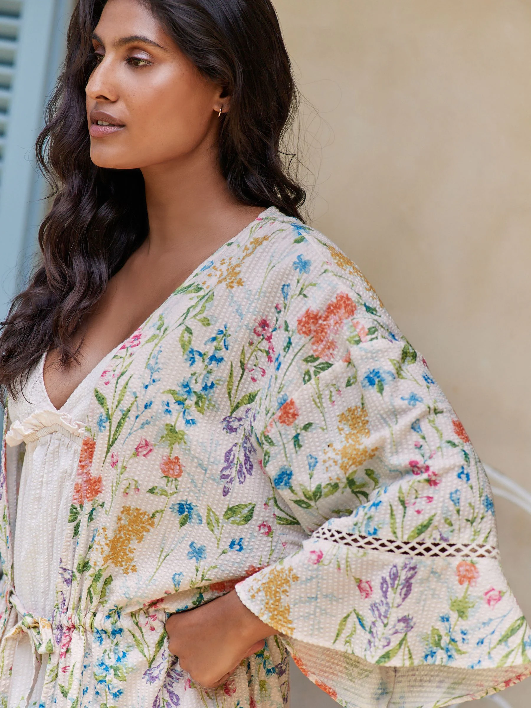 Laura Ashley lichtgewicht seersucker kamerjas