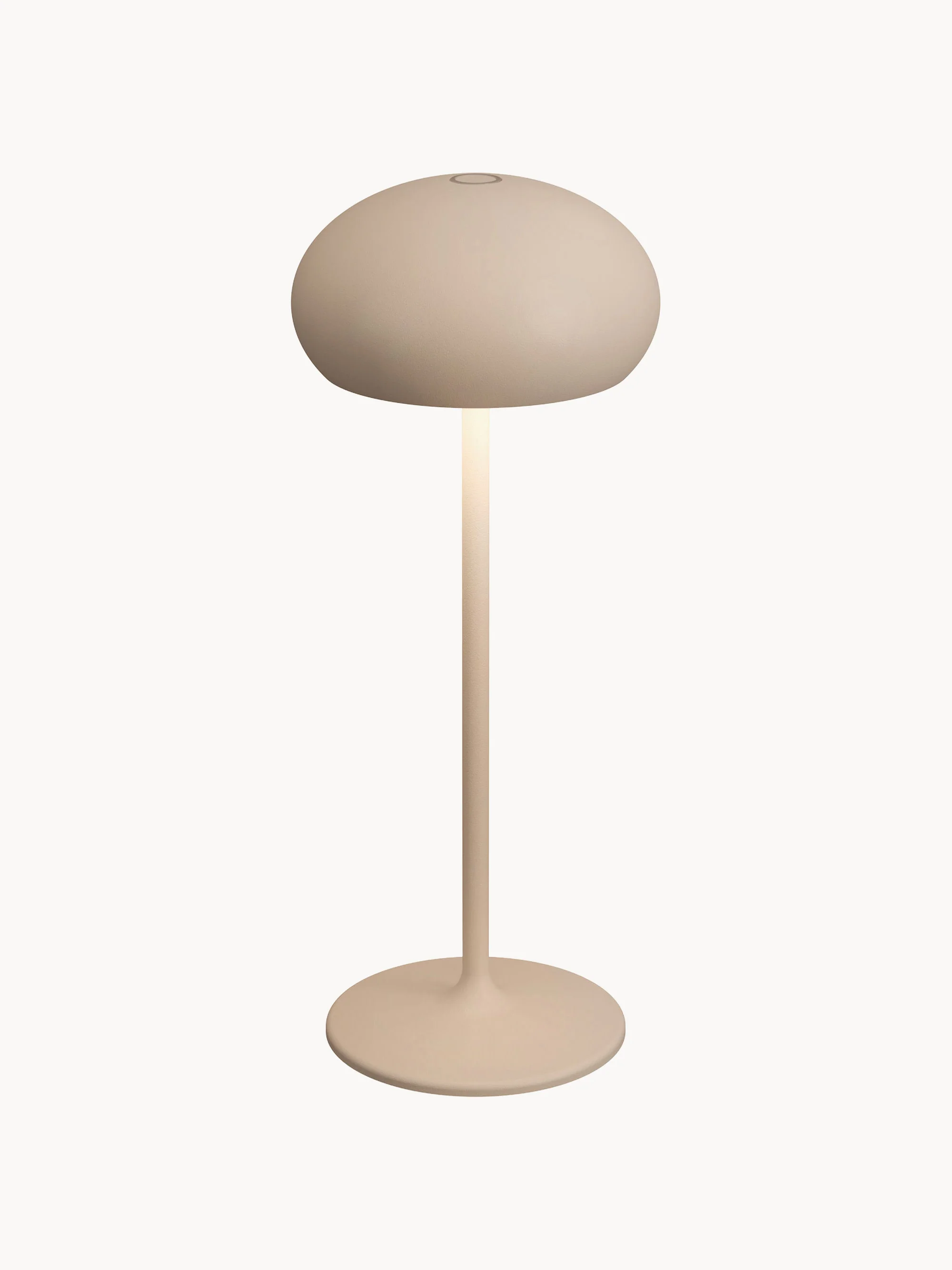 Draagbare outdoor LED-tafellamp Pebble, dimbaar