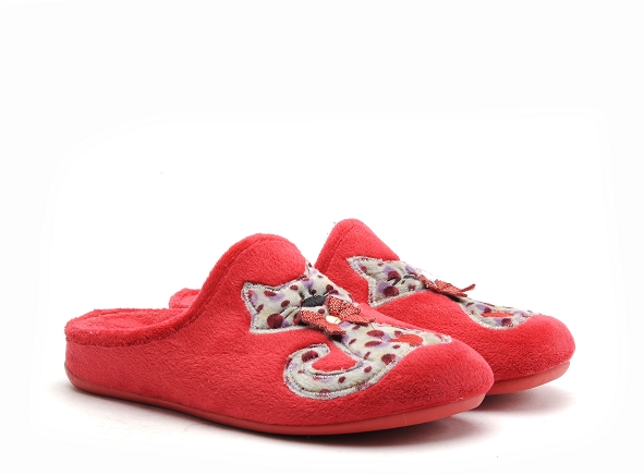 Calzamur cm confort chaussons femme 30225 rouge