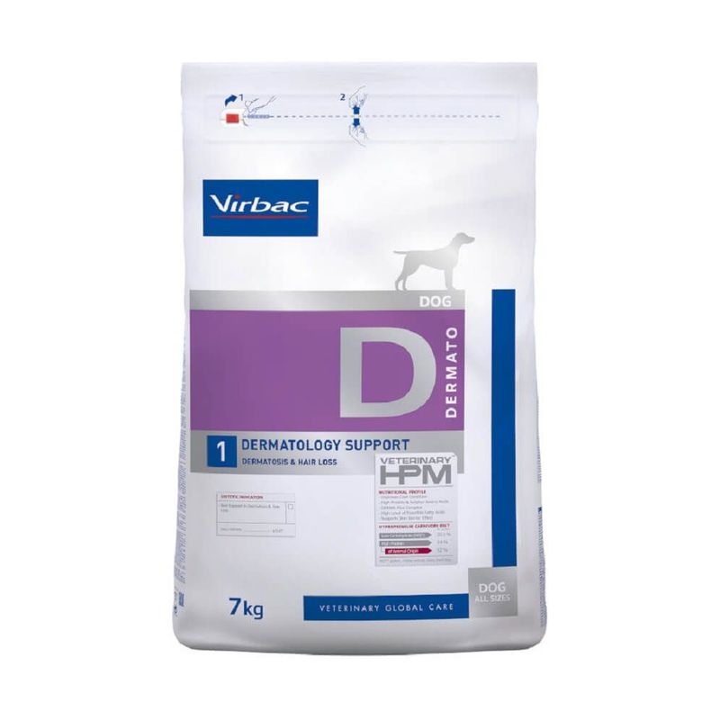Virbac Veterinary HPM Dog Dermatology Support D1
