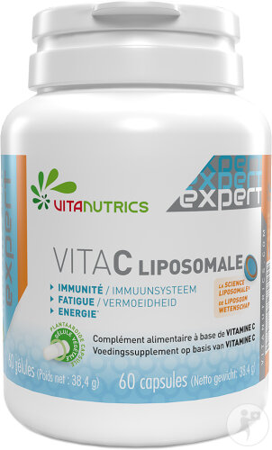 Vitanutrics Vitac Liposomale Vitamine C Végétale Immunité 60 Gélules
