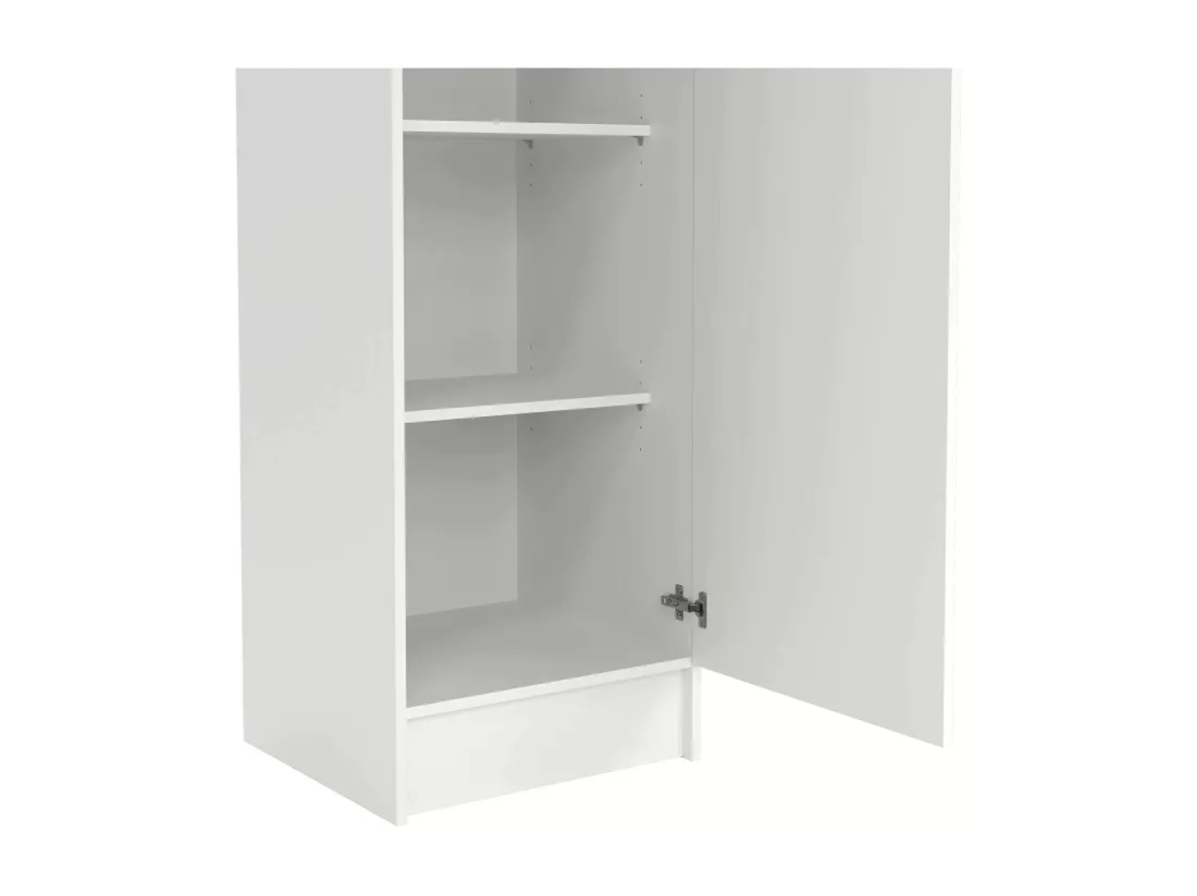 Grande Garde-robe Airone, Meubles de chambre, Penderie de plain-pied, Placard à vêtements, 49x47 h200 cm, Blanc