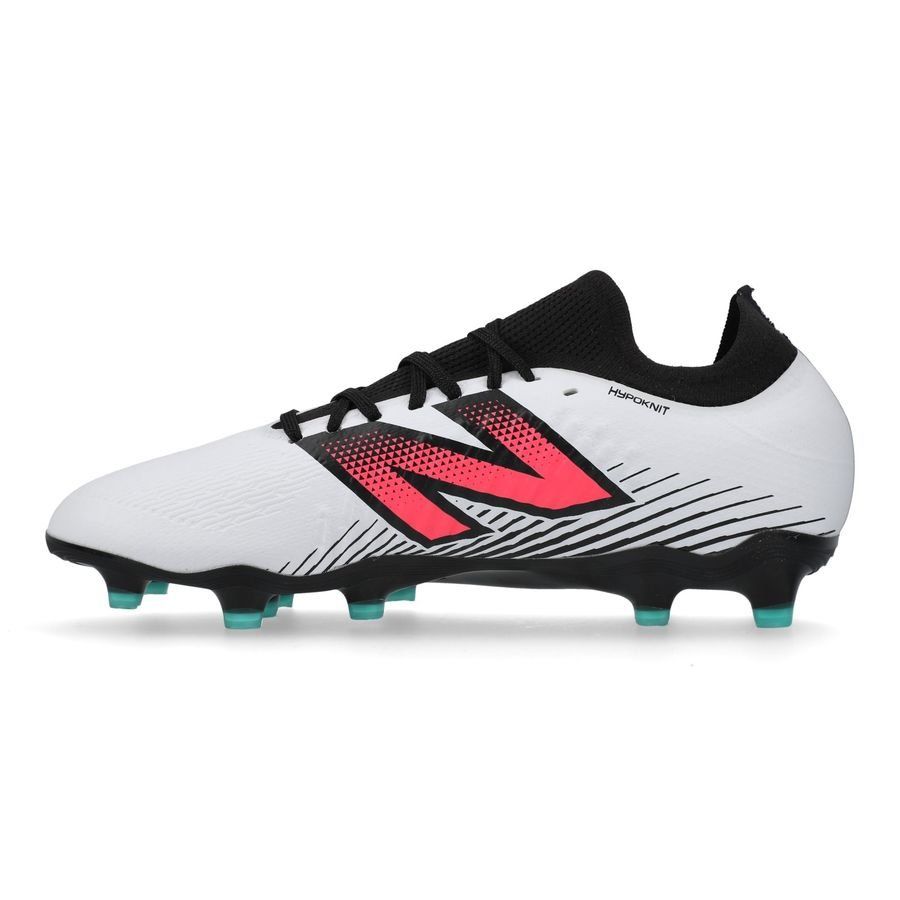 New Balance Tekela V4 Magia Low FG - Blanc/Violet/Jaune Fluo