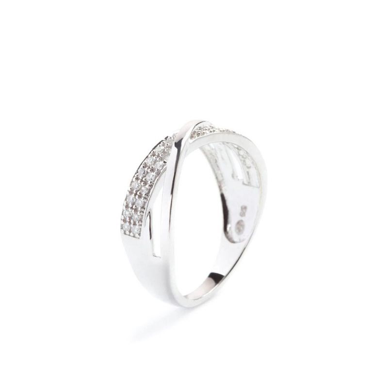 Bague Or Blanc et Diamants