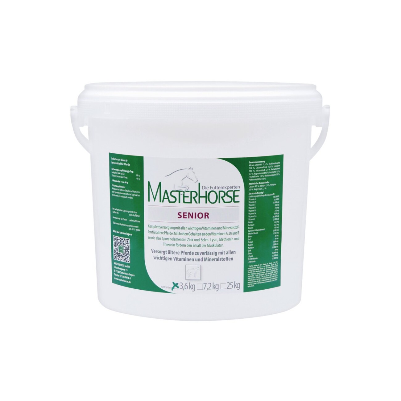 MASTERHORSE Mineralfutter Senior 3,6 kg