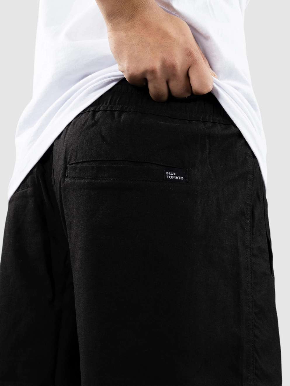 Blue Tomato Linen Shorts black