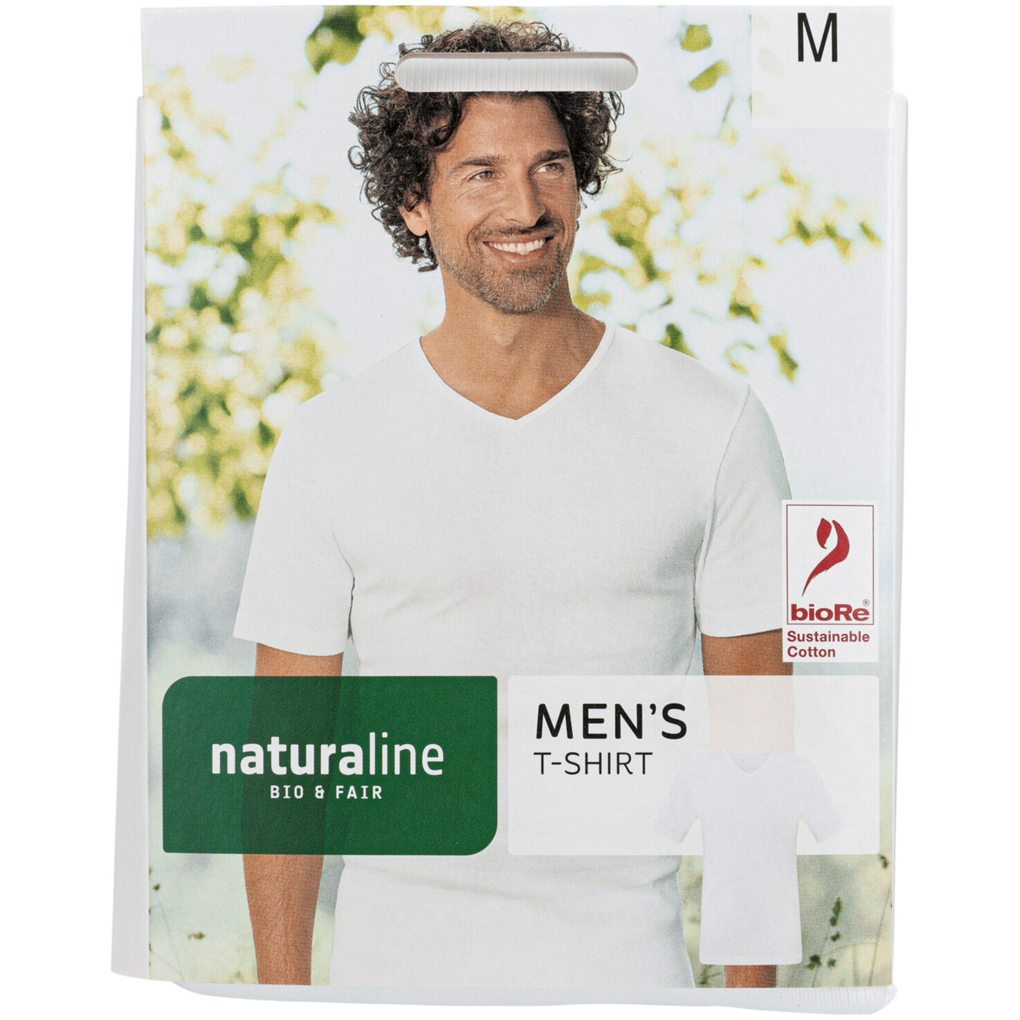 Naturaline Textil Herren Shirt weiss M