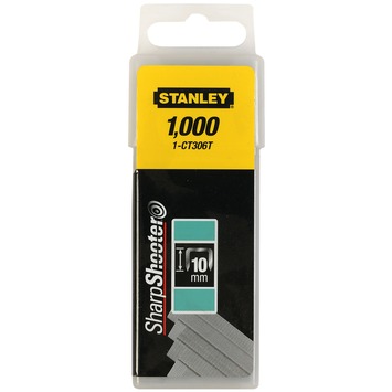 Stanley nieten type CT lengte 10mm - 1000st.