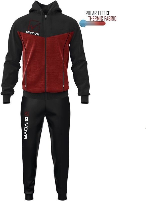 Training - Trainingspak - Zwart - Stof met Maximale Thermische Retentie